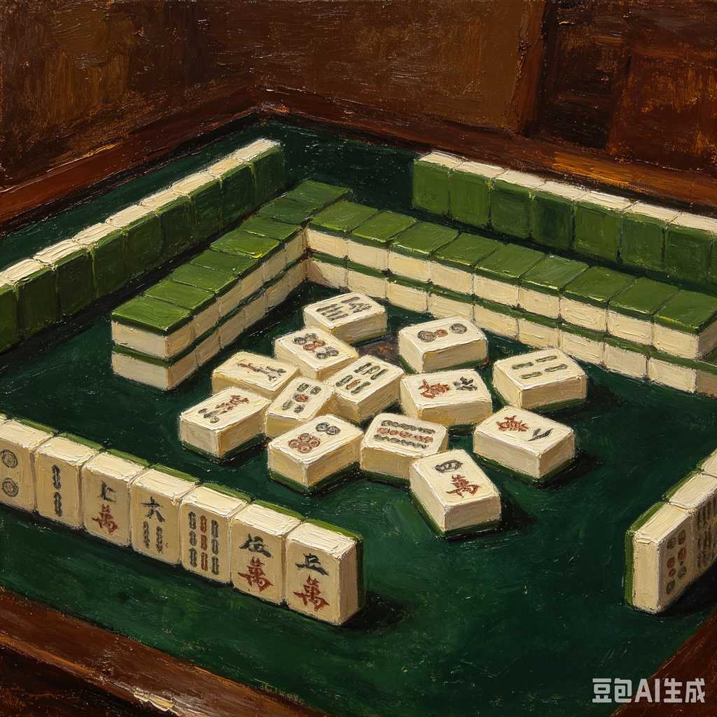 small portable mahjong set